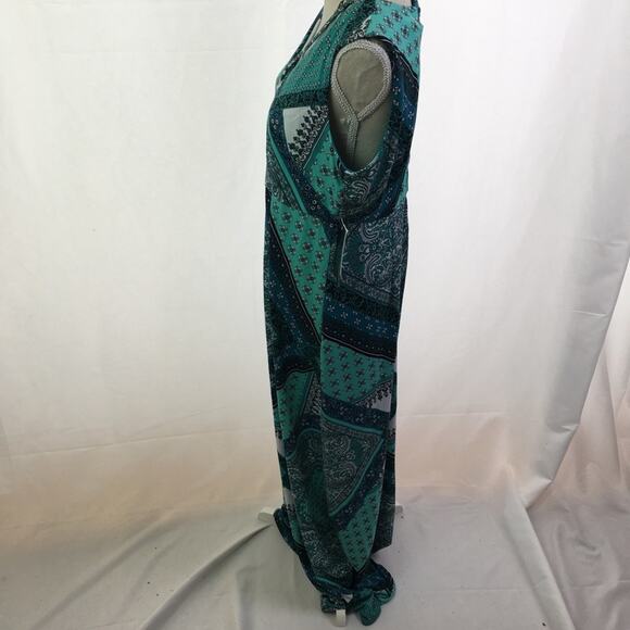 R&K Patterned Shift Dress Jade 2P - Picture 14 of 16